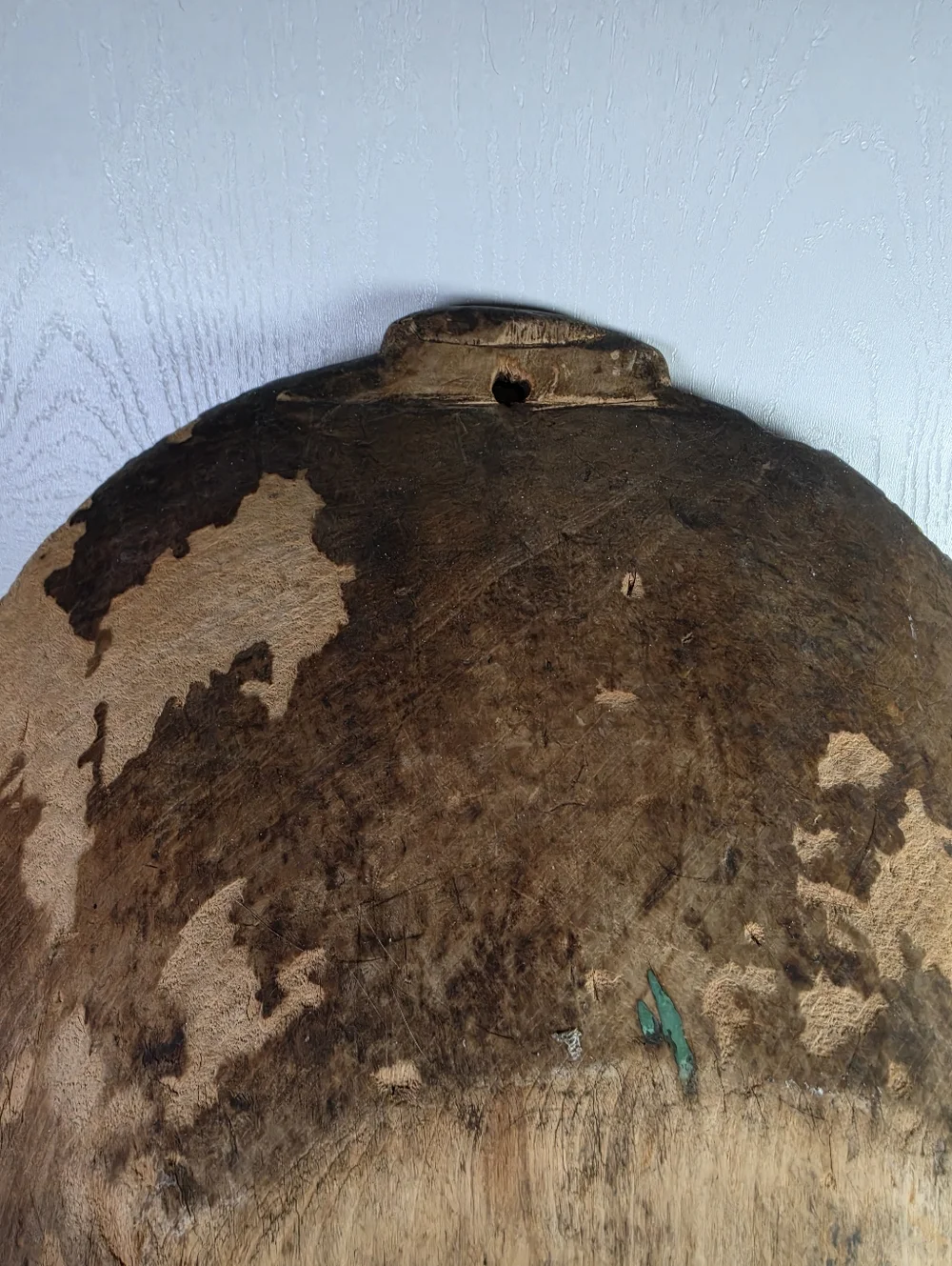 Antique Primitive Hand Carved Hewn Wooden Dough Bowl